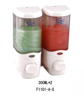 六安斗品皂液器 F1101-A-S 高档双头手动皂液器的品质之选